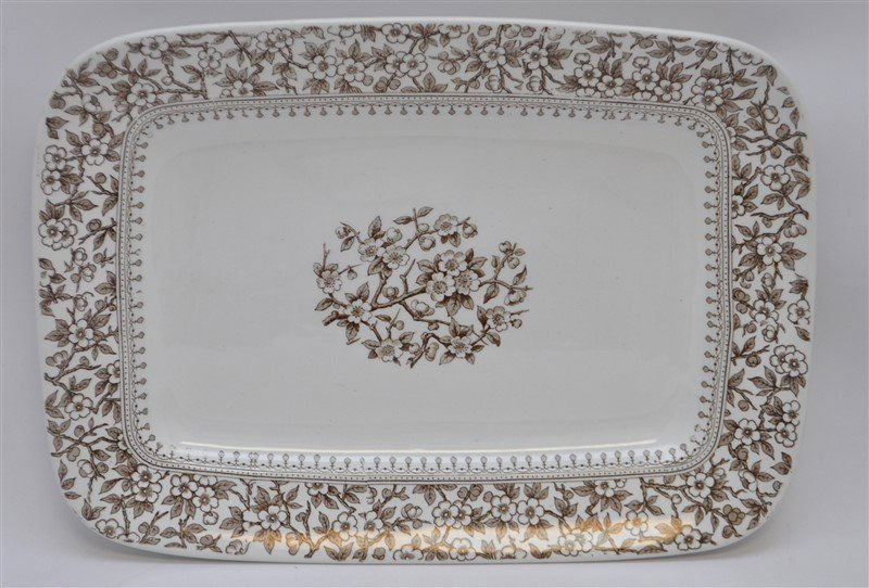 19TH c. FURNIVALS ALTON PLATTER (1 of 8)