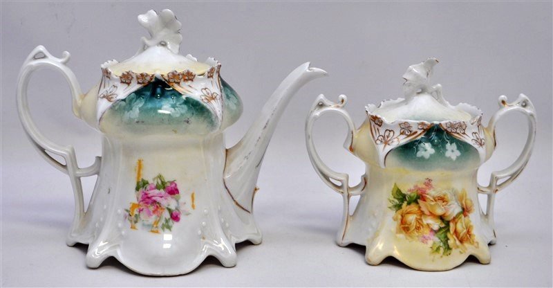 2pc R.S. PRUSSIA TEAPOT & SUGAR (1 of 10)