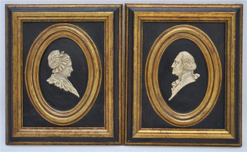 GEORGE & MARTHA WASHINGTON SILHOUETTES (1 of 5)