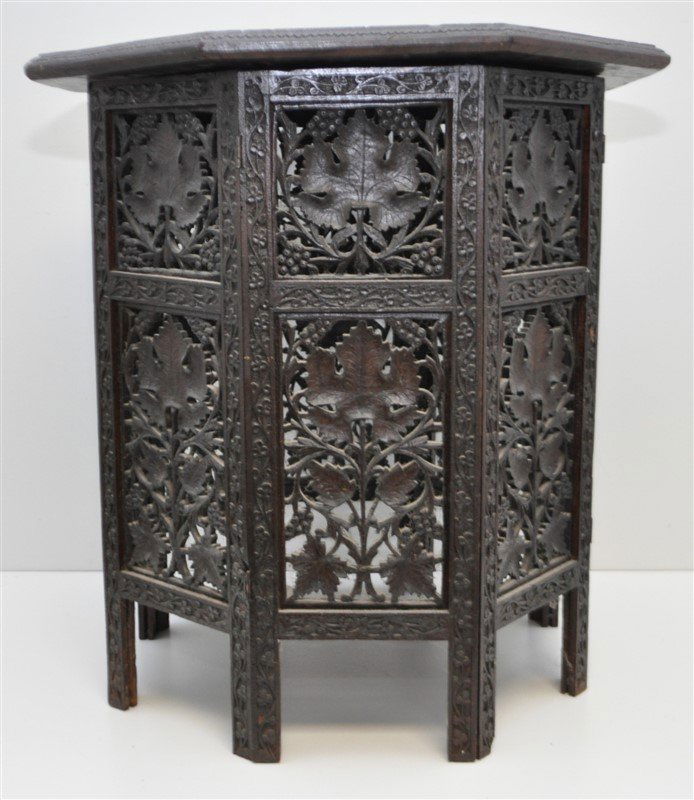 BRITISH COLONIAL ANGLO INDIAN TEA TABLE (1 of 6)
