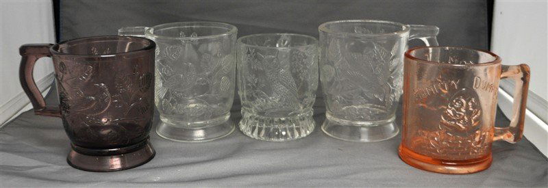 5 VICTORIAN EAPG CHILDRENS MUGS (1 of 8)