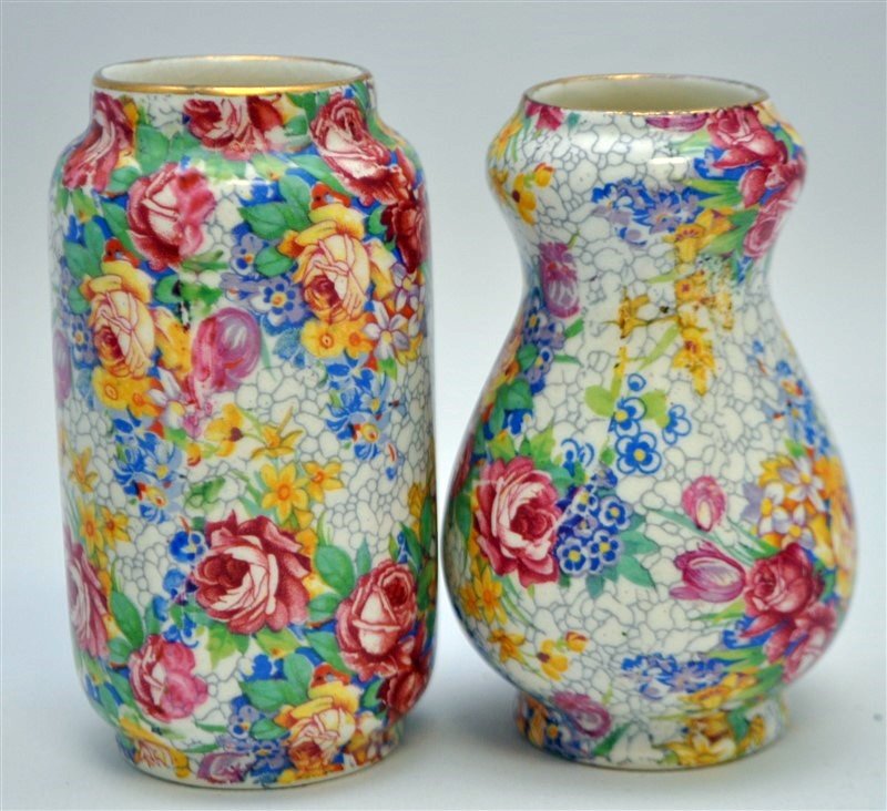2 CHINTZ ROYAL WINTON GRIMADES VASES (1 of 5)