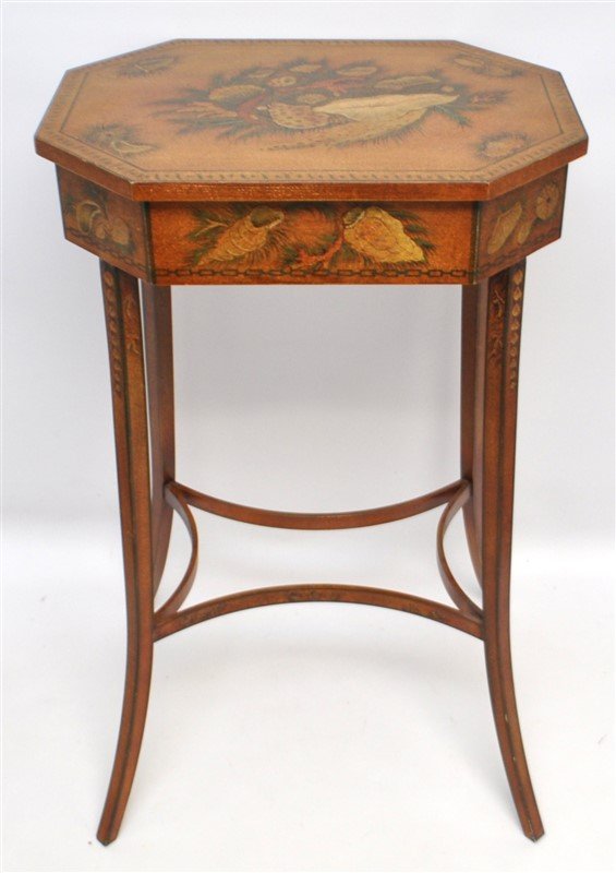 EDWARDIAN STYLE SEASHELL OCCASIONAL TABLE (1 of 8)