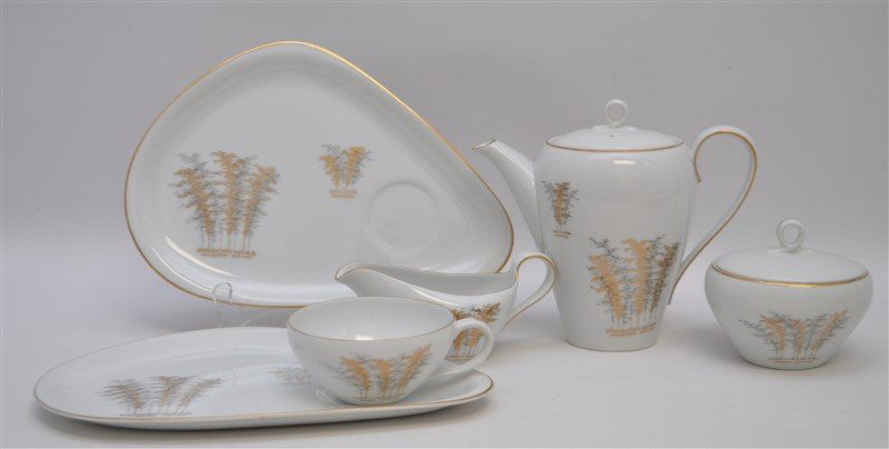 15 PC MID CENTURY FUKAGAWA TEA / SNACK SET (1 of 6)