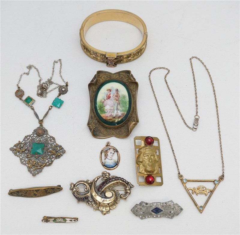 10 pc VICTORIAN / EDWARDIAN JEWELRY (1 of 6)