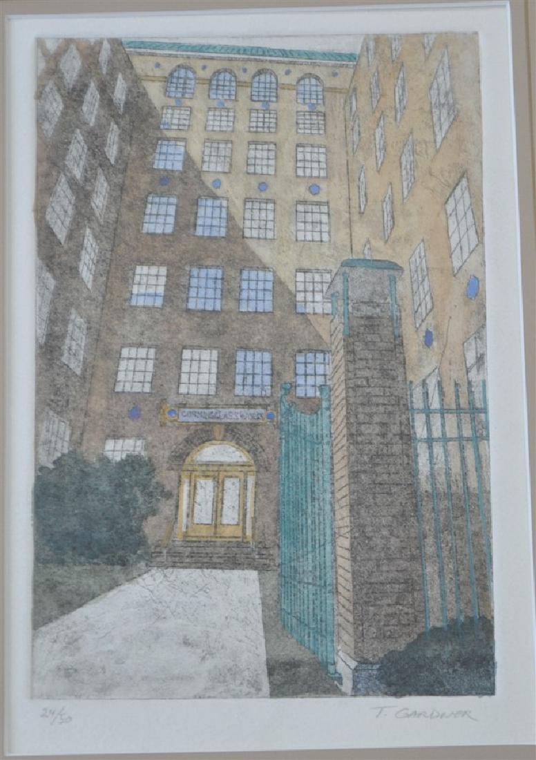 HAND COLORED ENGRAVING - CORNING NY (1 of 7)