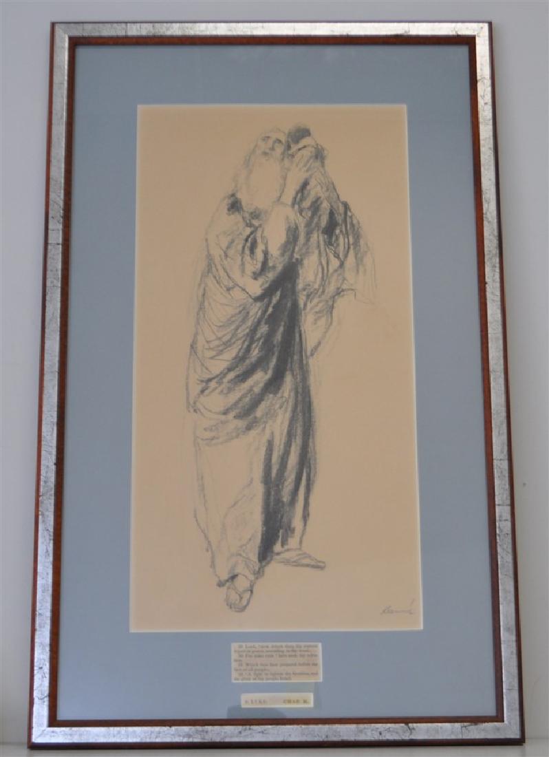 ALEX B KENNE (1904-1977) ORIGINAL SIMEON & THE CHILD (1 of 6)