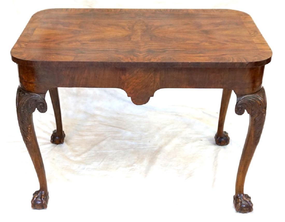 FLAME MAHOGANY CHIPPENDALE TABLE (1 of 11)