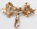4 pc VICTORIAN 14k & 9k WATCH HOLDER - SAFETY PINS - 2