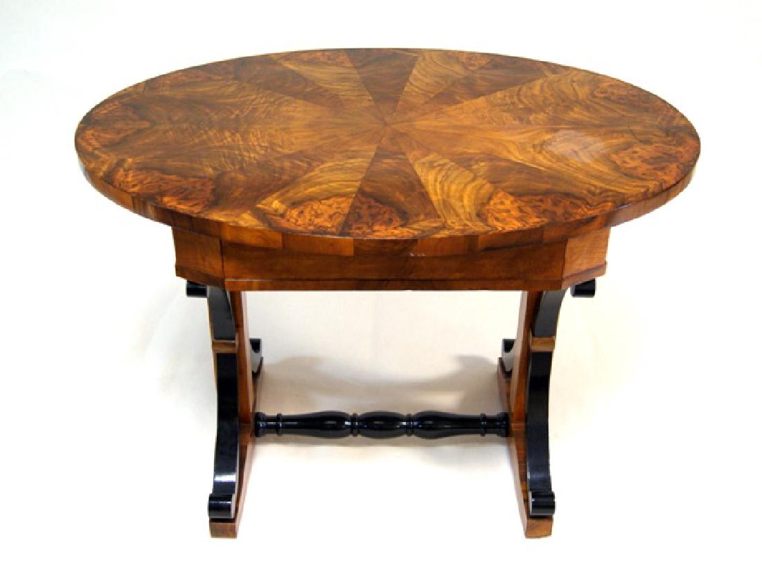 Biedermeier Walnut Side Table (1 of 5)
