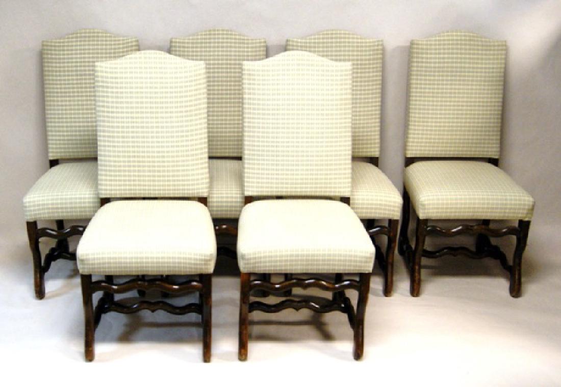 Six Upholstered Dining Room Chairs (1 of 5)