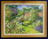 Roger Bolzonello Rose Garden Oil Painting