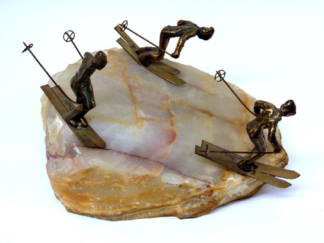 Curtis Jere' Skiers Sculpture (1 of 3)