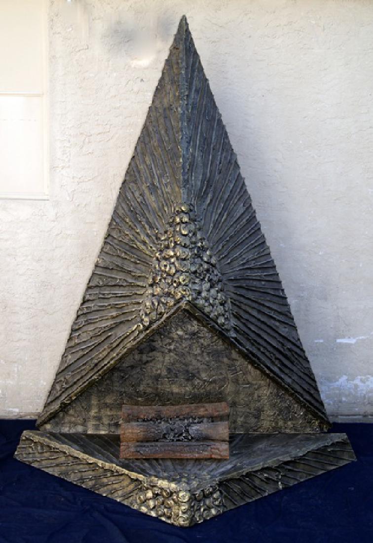 Adrian Pearsall Mid-Century Faux Fireplace (1 of 1)