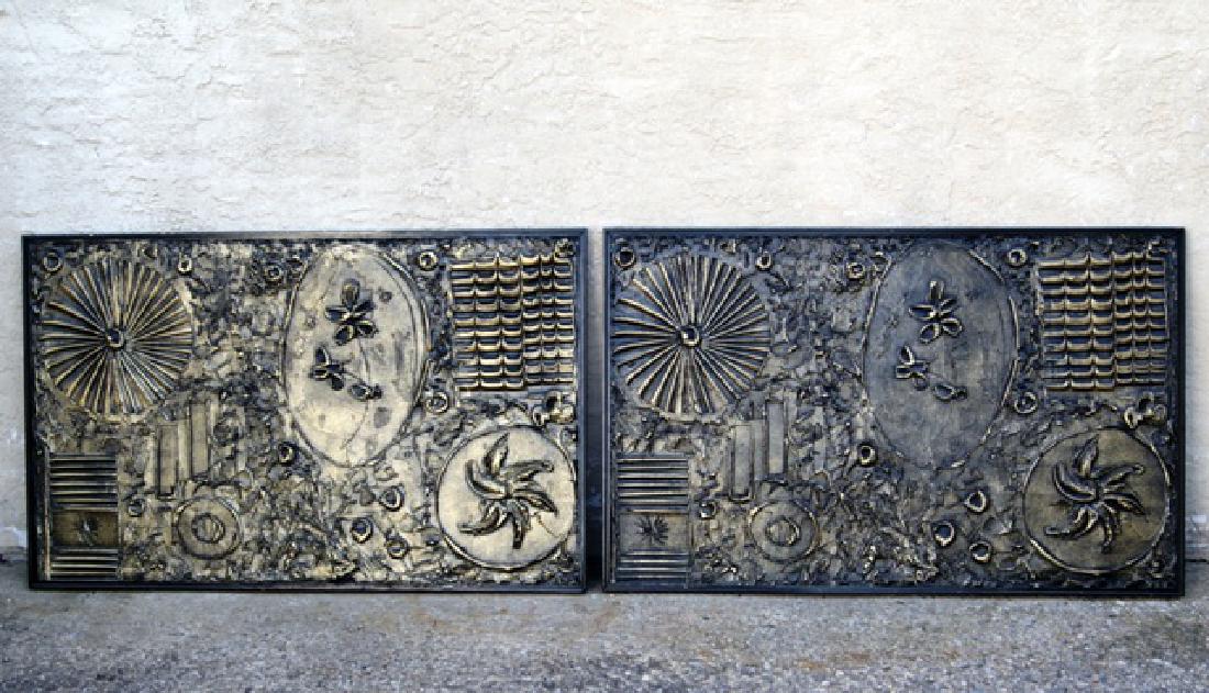 Adrian Pearsall Mid-Century Pair of Wall Sculptures (1 of 3)