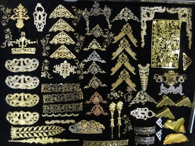 Ormolu Parts & Pieces: Large lot of Ormolu Parts and various pieces