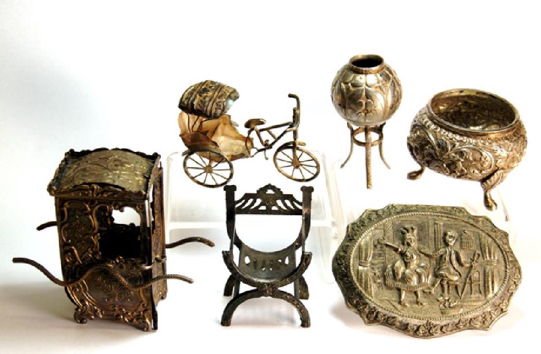 Group Silver Plate Miniatures (1 of 4)