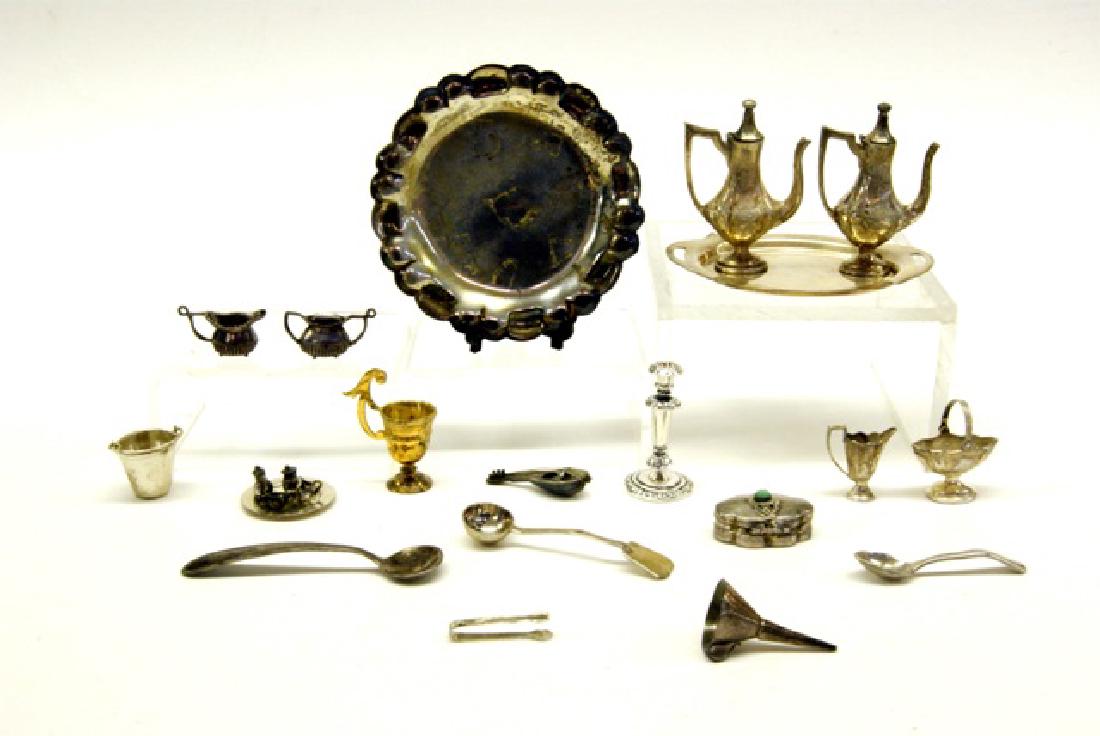 Group Miniature Sterling table Items (1 of 6)