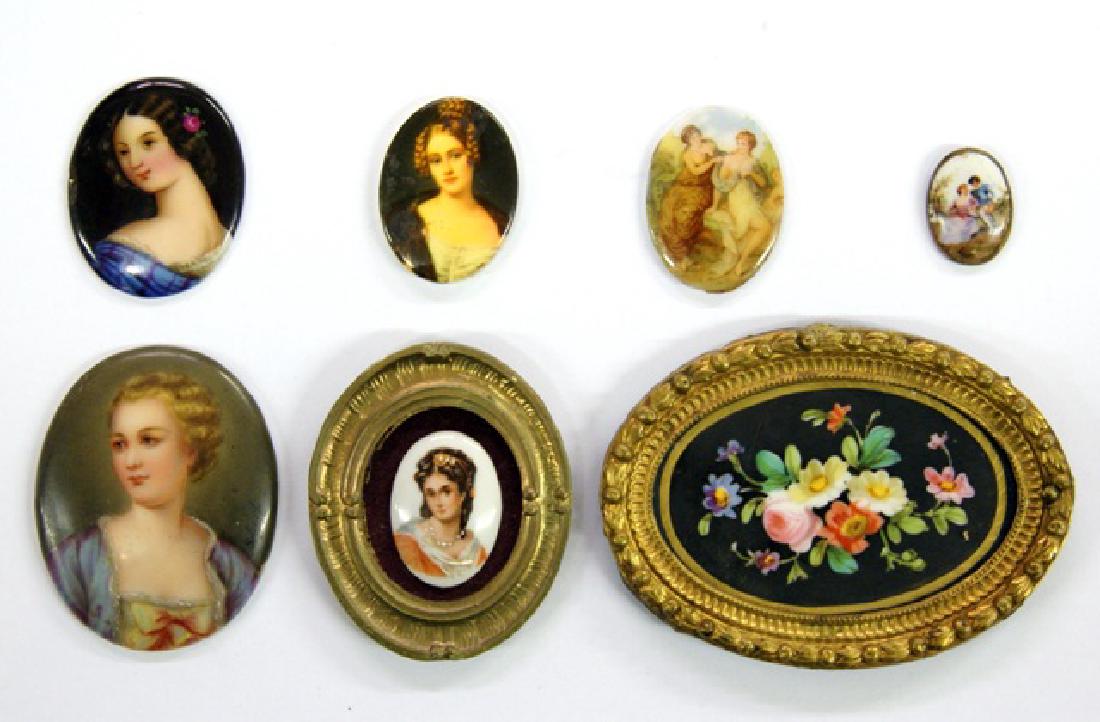 Seven Miniature Pictures on Porcelain (1 of 5)