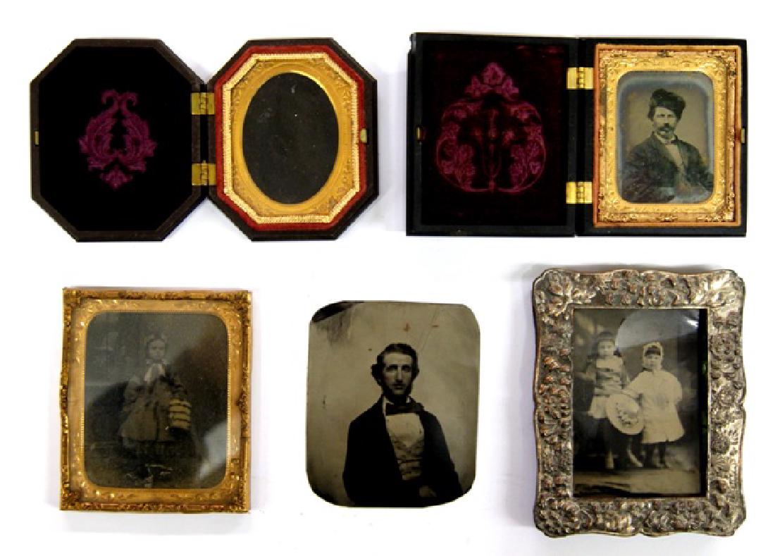 Four Tintypes & Extra Case (1 of 6)