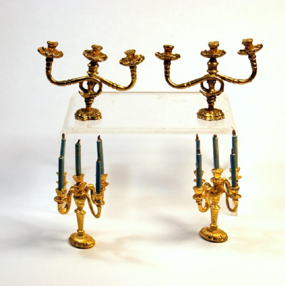Two Pair of Miniature Candelabras (1 of 4)