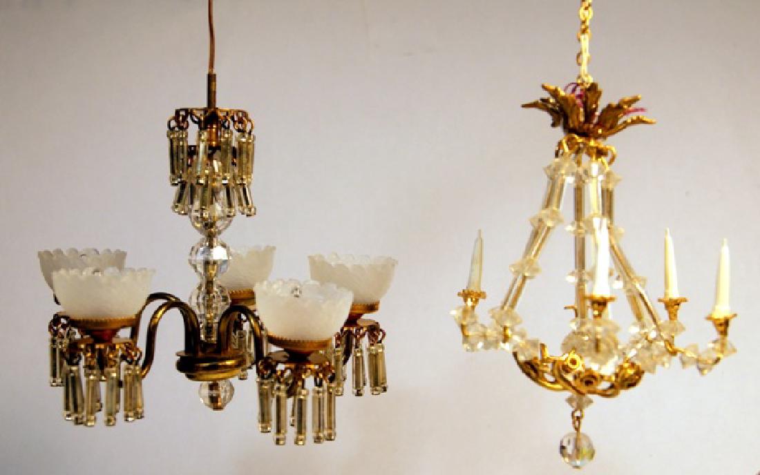 Two Miniature Chandeliers & Sconces (1 of 4)
