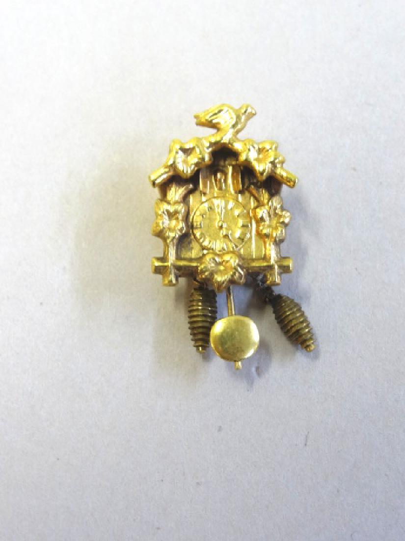 8KT. Gold Cuckoo Clock (1 of 1)