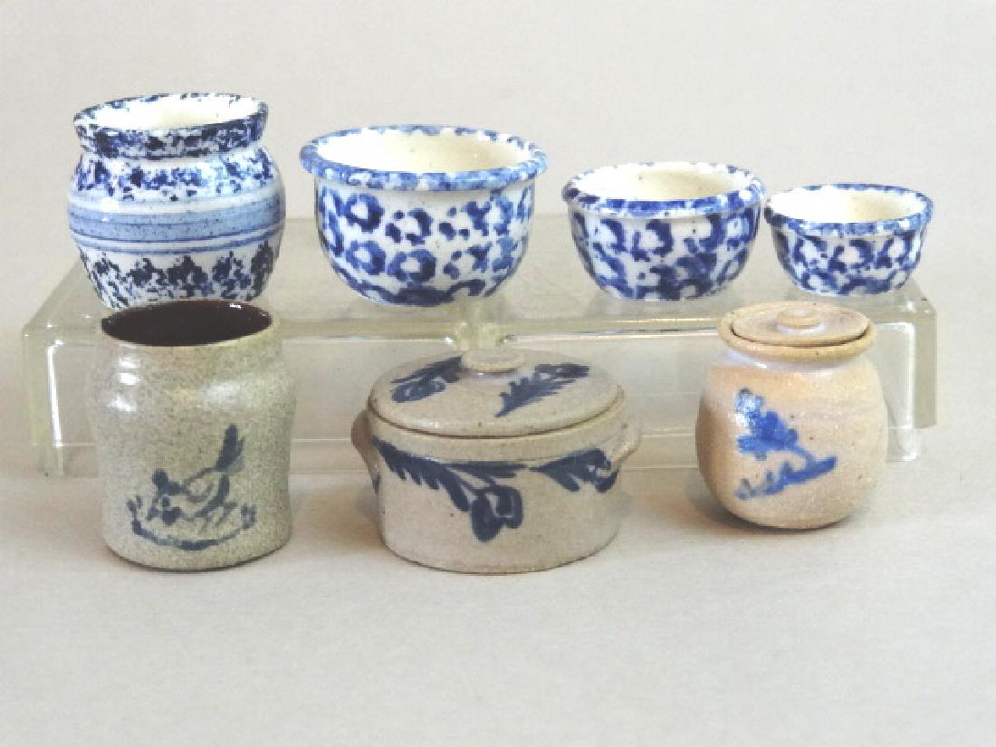 McKnight & Curran Miniature Decorated Stoneware (1 of 1)