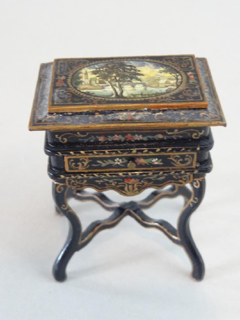 Natasha Painted Rococo Sewing Table (1 of 2)