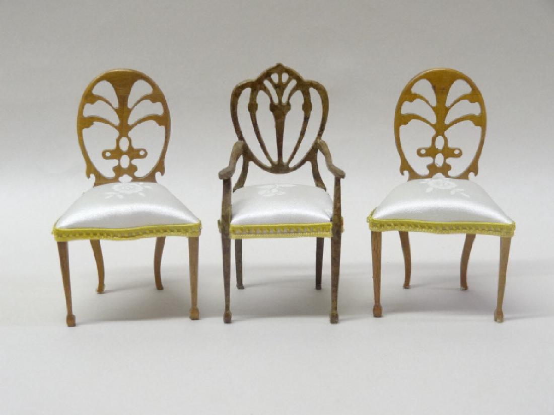 Three Traill-Hill Hepplewhite Miniature Chairs (1 of 1)