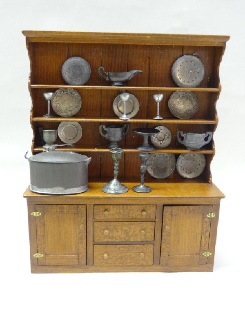 Hank Miller Pewter Cupboard with Accessories (1 of 1)