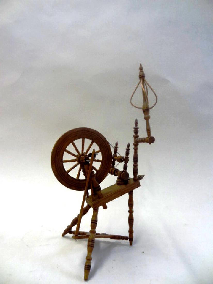 William Will Vintage Miniature Flax Wheel (1 of 5)