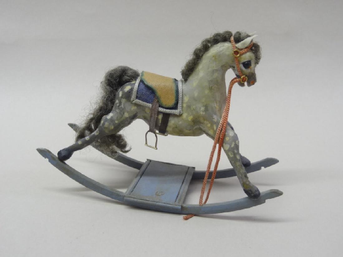 Amanda Skinner Rocking Horse Dollhouse Miniature (1 of 1)