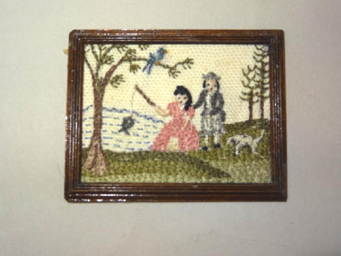 Dollhouse Miniature Jean Strup Needlepoint (1 of 1)