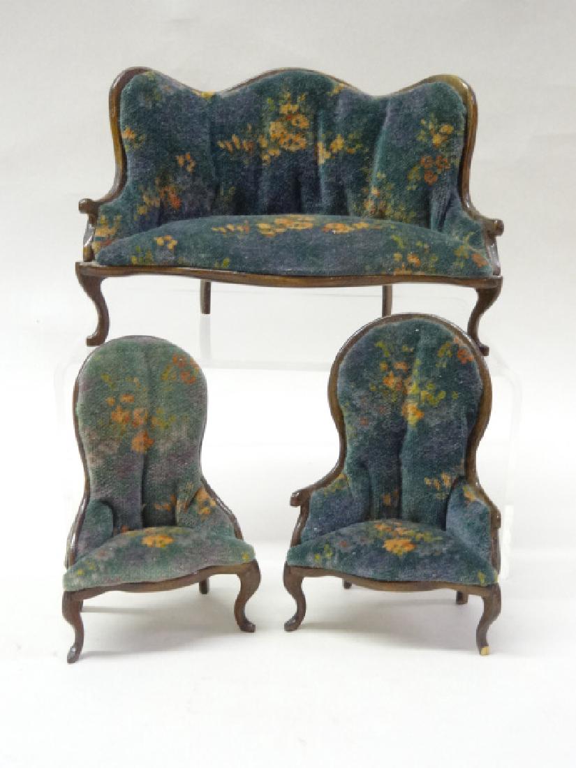 Dollhouse Miniature Victorian Sofa Set (1 of 1)