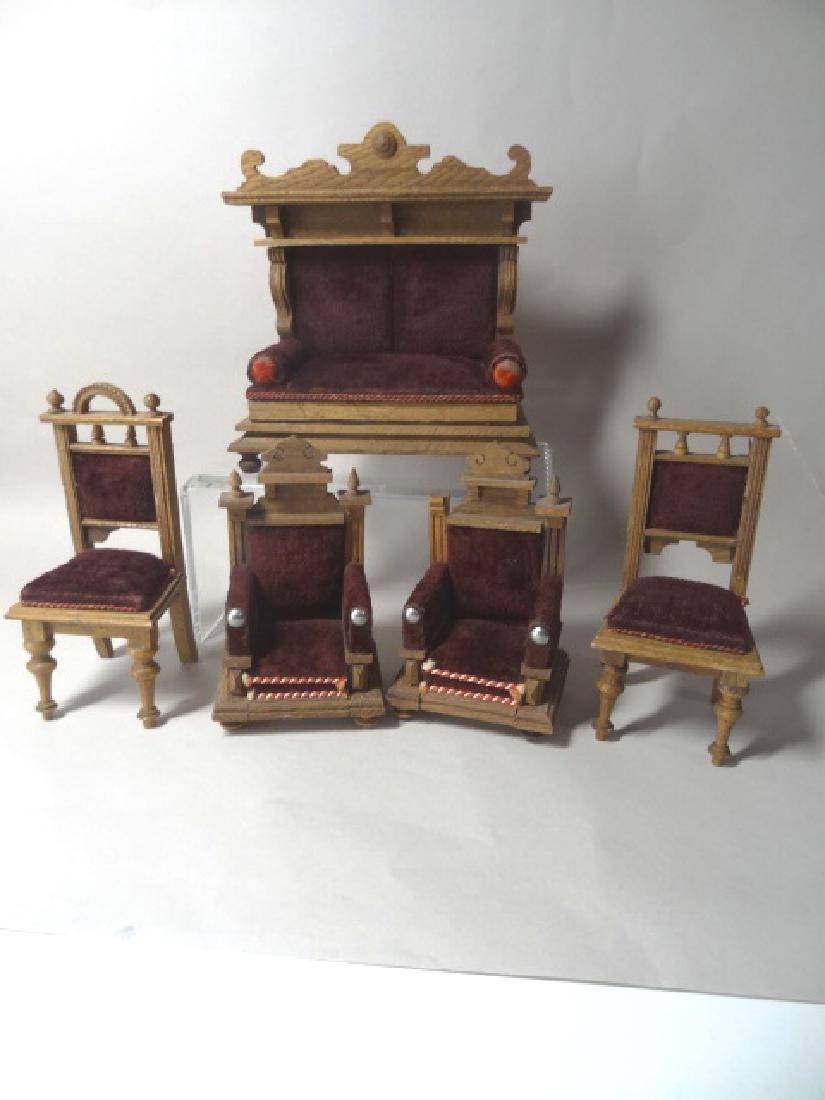 Dollhouse Miniature German Victorian Parlor Set (1 of 3)