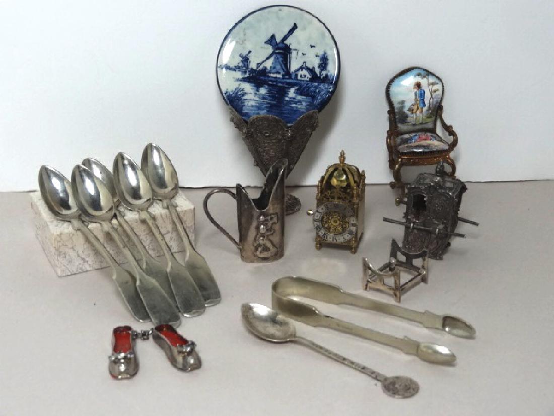 Miniature Silver & Porcelains (1 of 2)