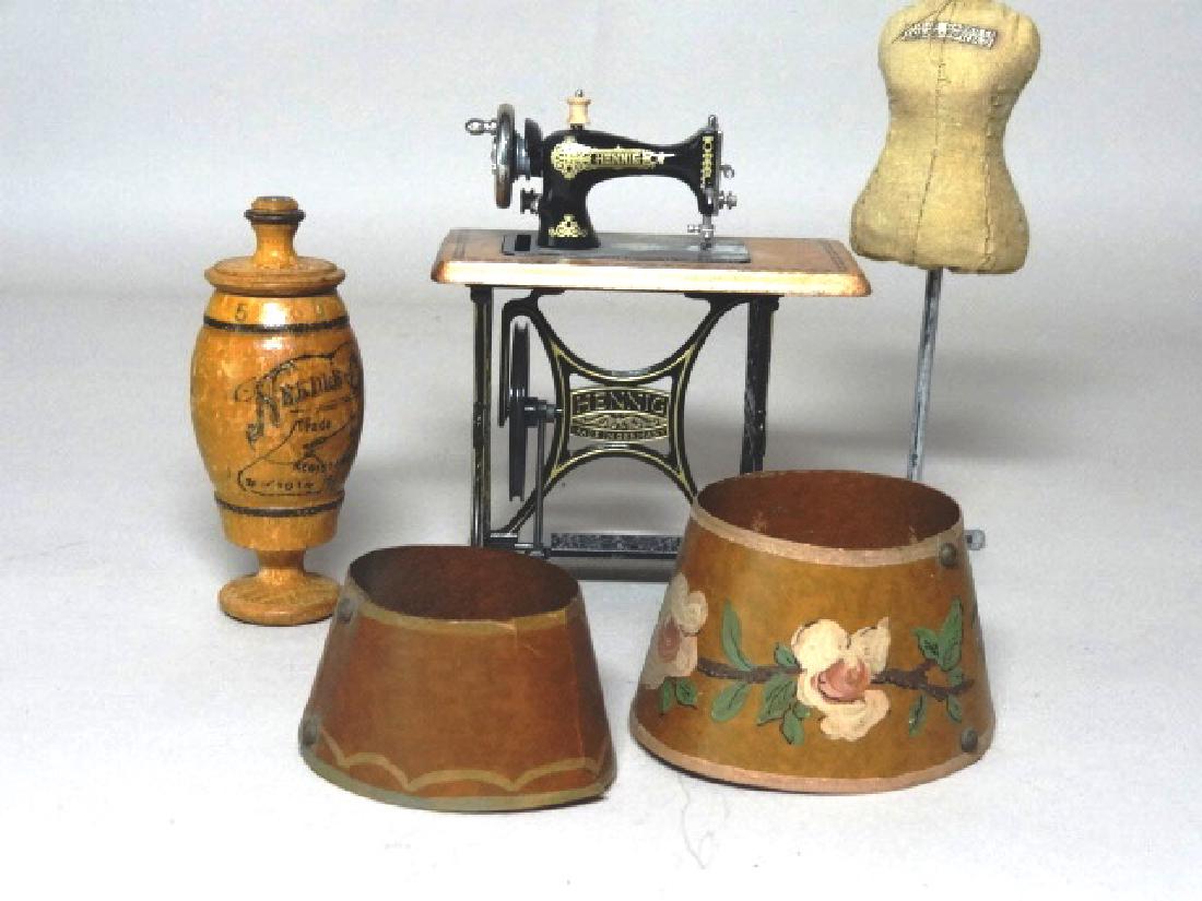 Dollhouse Miniature Sewing Scene (1 of 2)