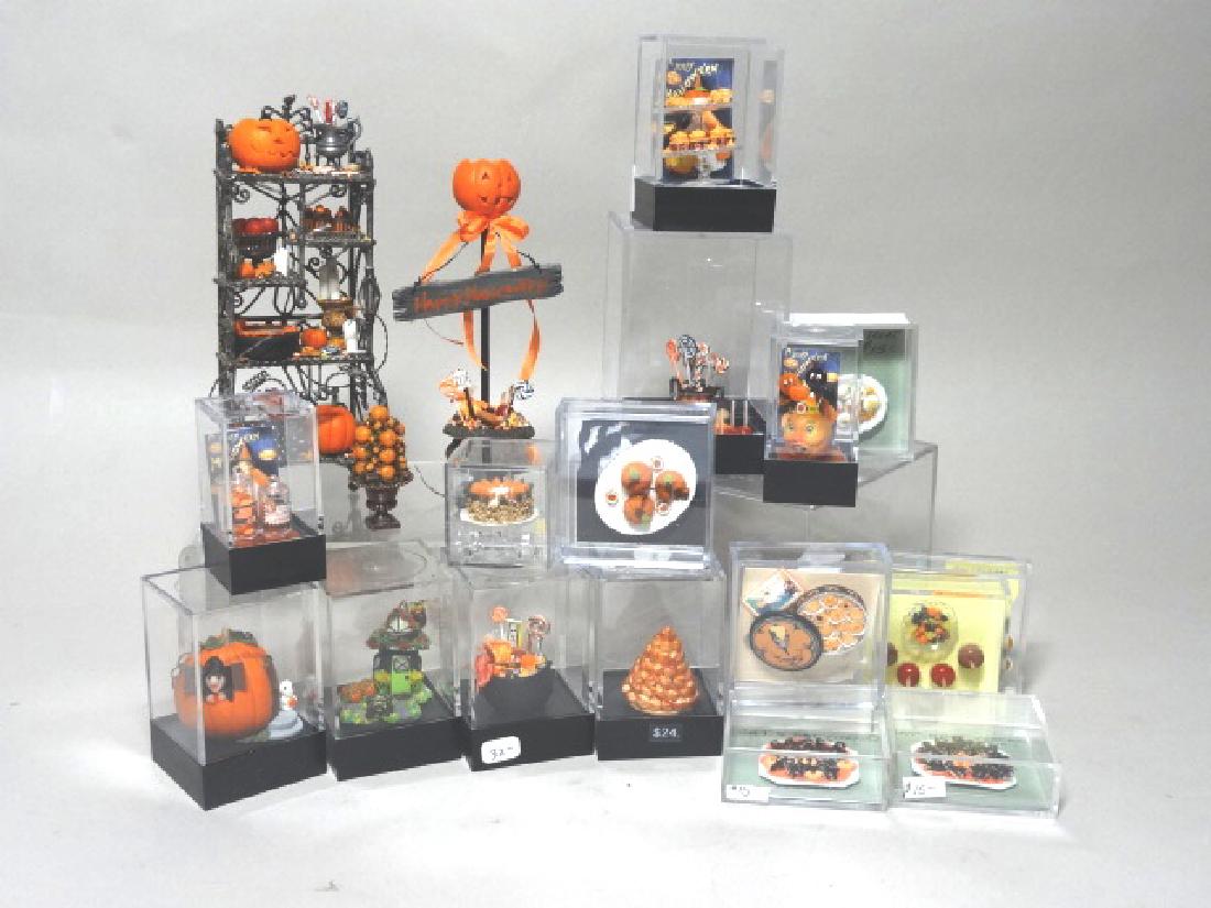 Dollhouse Miniature Artisan Halloween Decorations and (1 of 6)