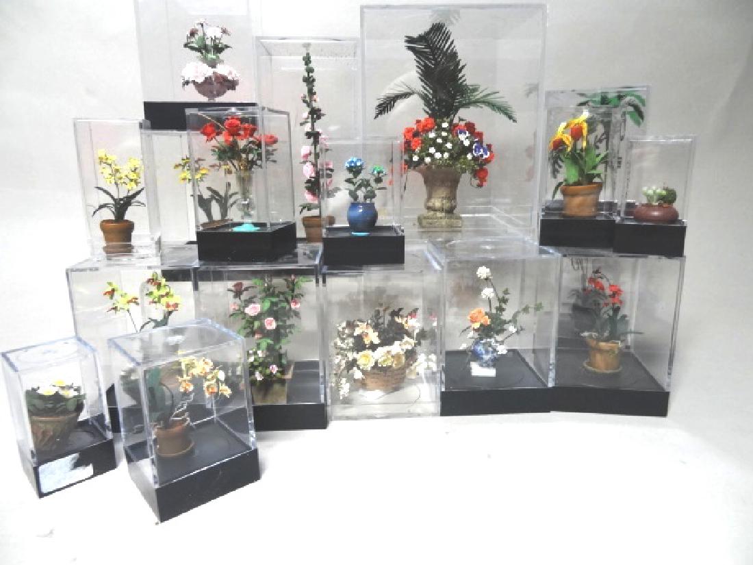 Dollhouse Miniature Artisan Flowers and Plants (1 of 4)