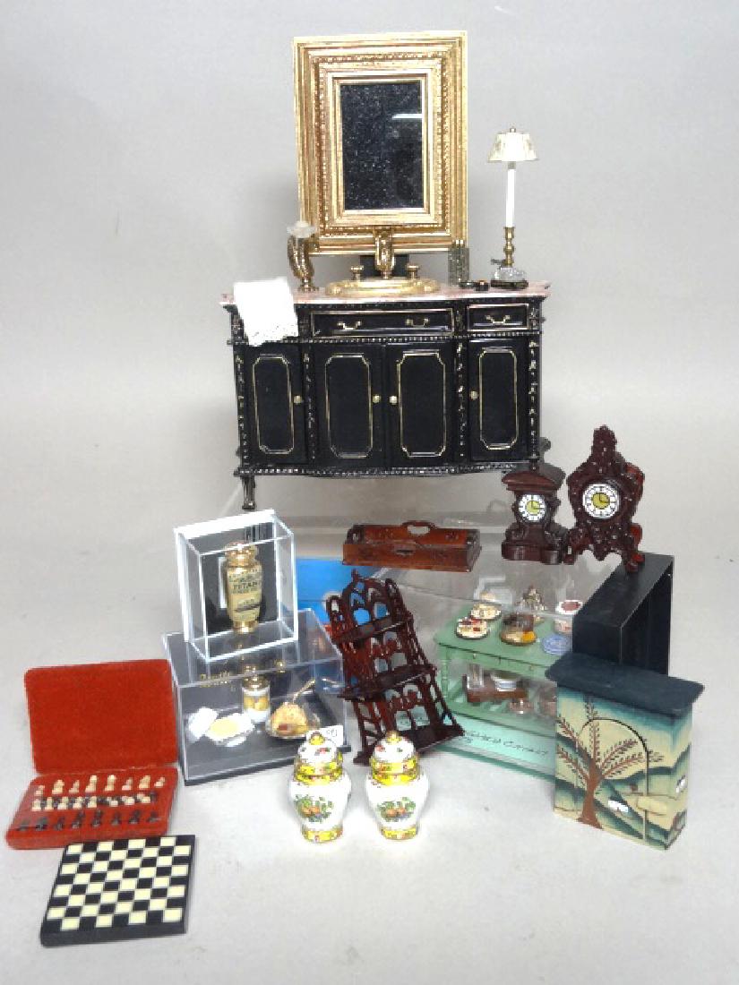 Dollhouse Miniature Bespaq Sink and Accessories (1 of 3)