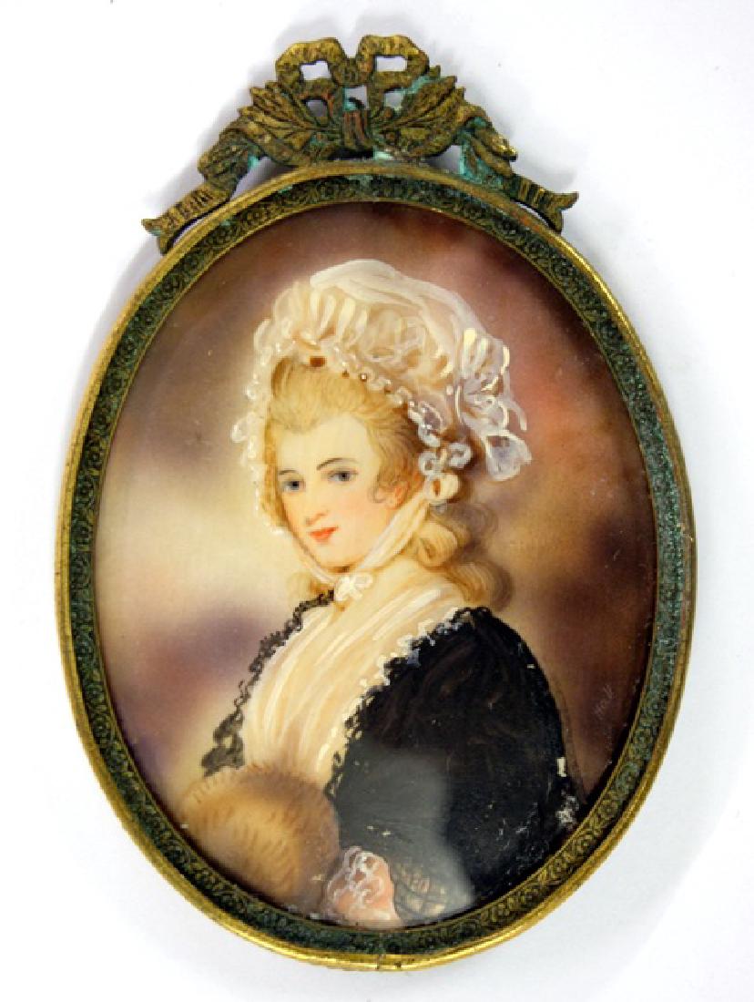 Miniature Hall Portrait of Lady (1 of 3)