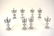 Dollhouse Miniature Sterling Silver Candelabras