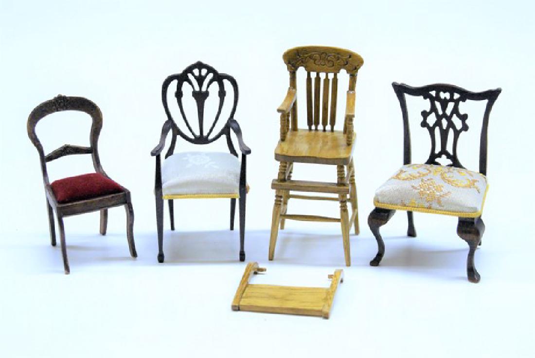 Group of Dollhouse Artisan Chairs (1 of 5)