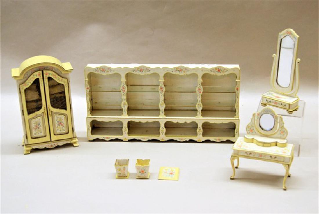 Rosemarie Torre Painted Bedroom Furniture Dollhouse (1 of 7)