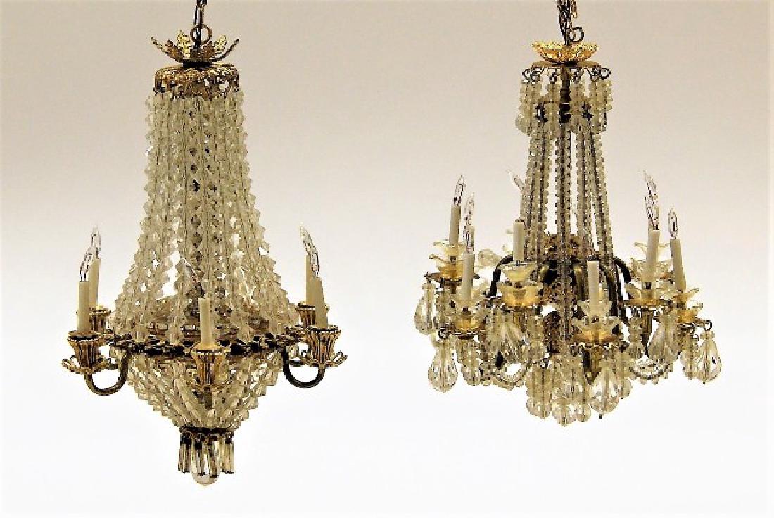 Pair of Phyllis Tucker Crystal Chandeliers Dollhouse (1 of 1)