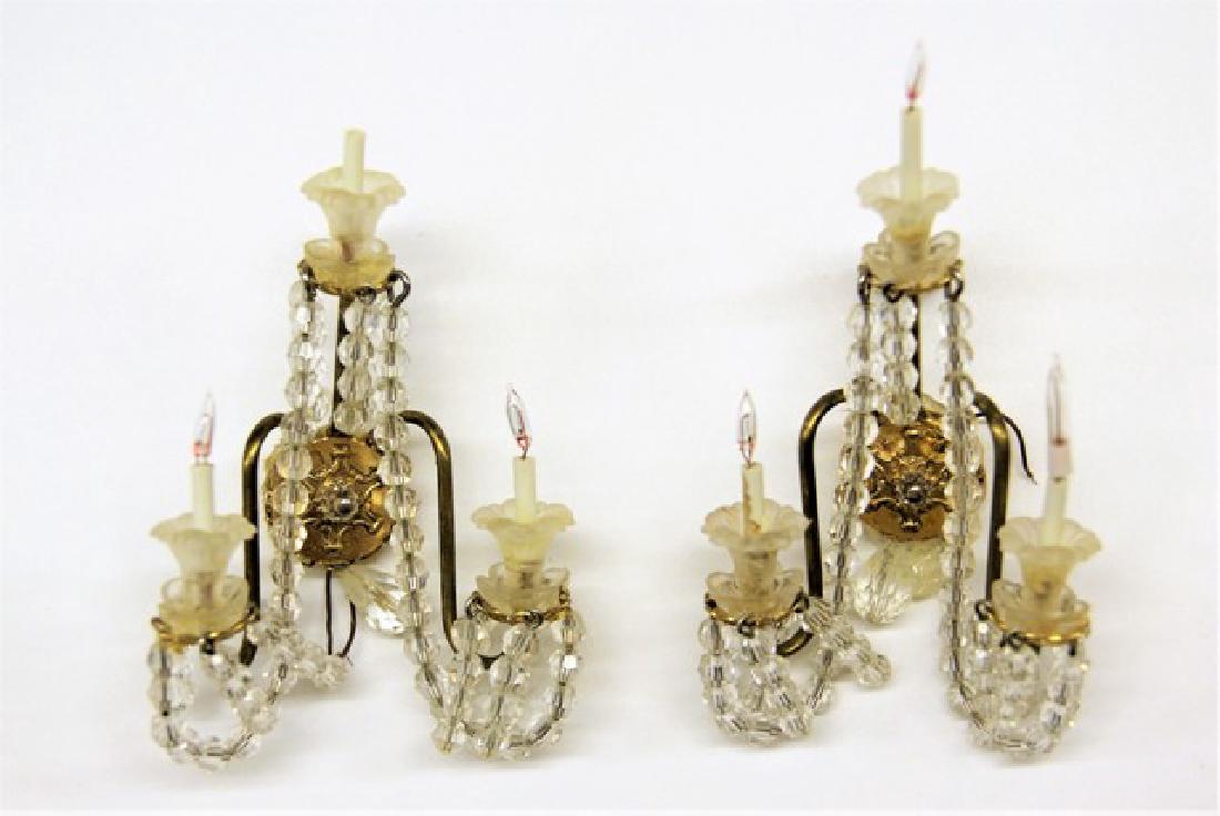Pair Phyllis Tucker Sconces Dollhouse Miniatures (1 of 1)