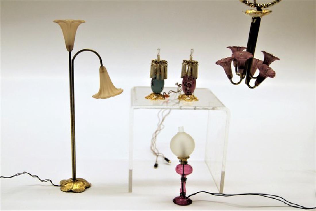 Phyllis Tucker Colored Glass Lighting Dollhouse (1 of 5)