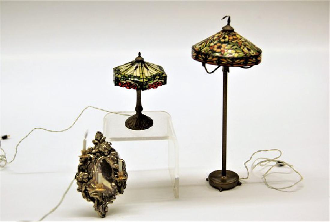 Miniature Tiffany Lights Dollhouse Miniatures (1 of 5)