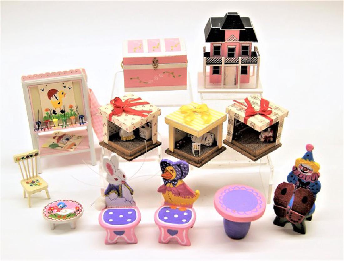 Whimsical Dollhouse Furniture and Accessories (1 of 5)